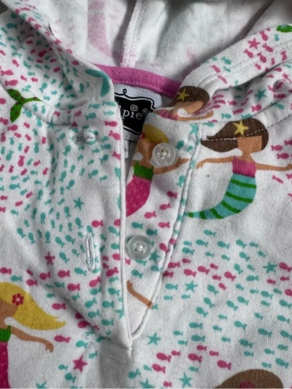 Mud Pie | Baby Mermaid Cover-Up, Multi | Size Small 12-18 Months